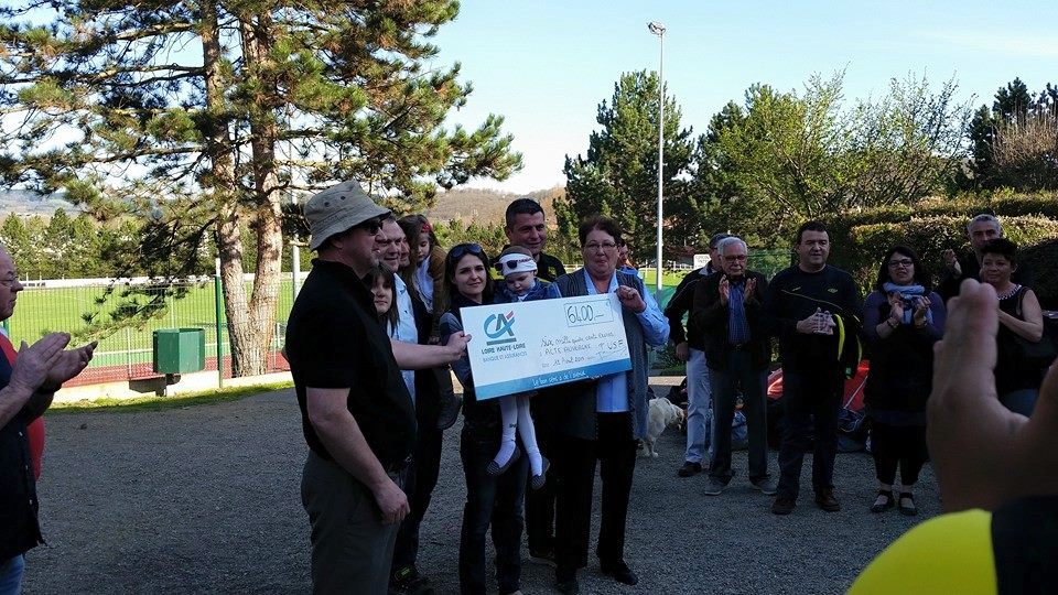 Le rugby club de Sainte Florine à un grand cœur