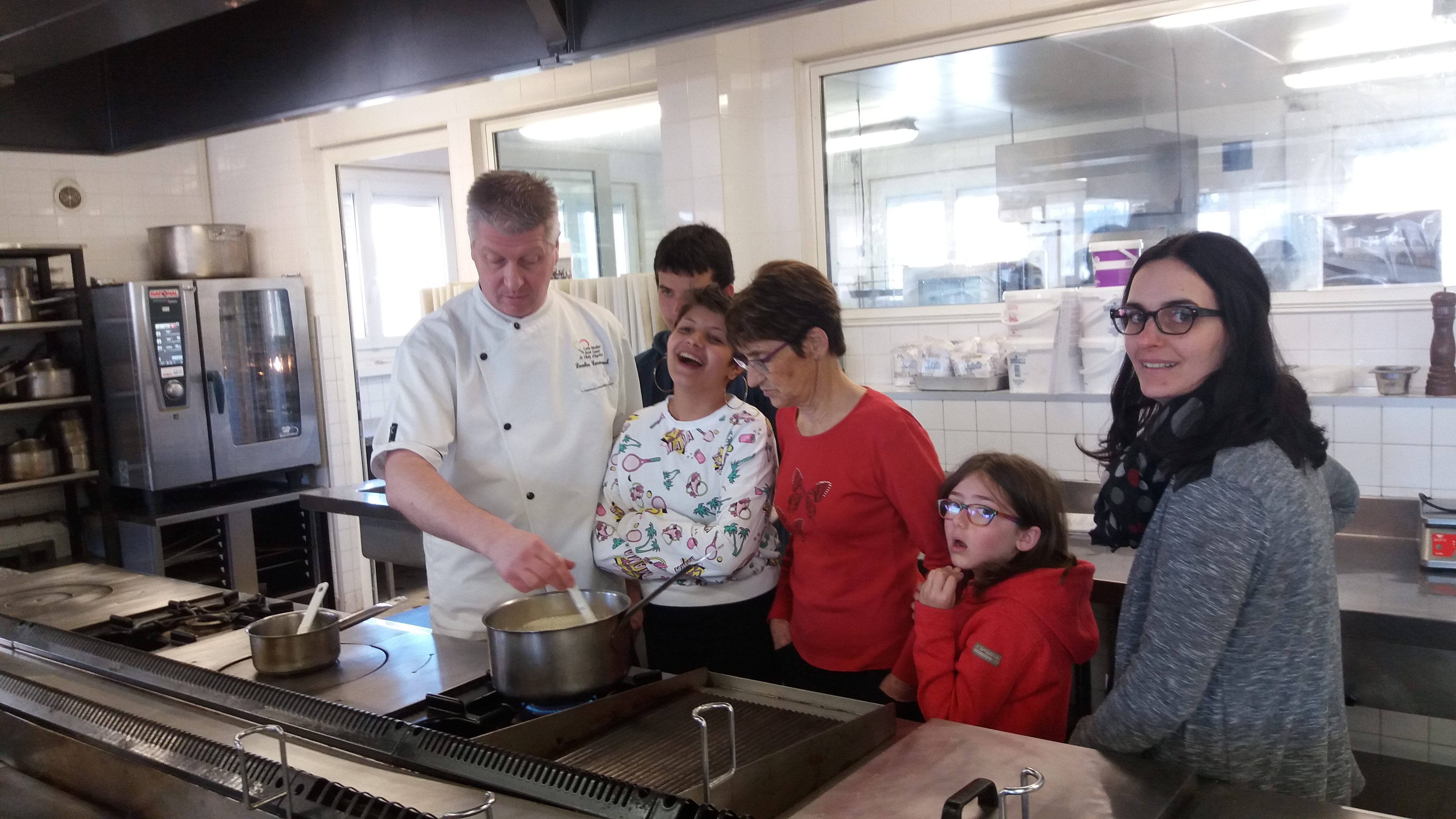 Cours de cuisine à Saint Chély d’Apcher, avril 2017