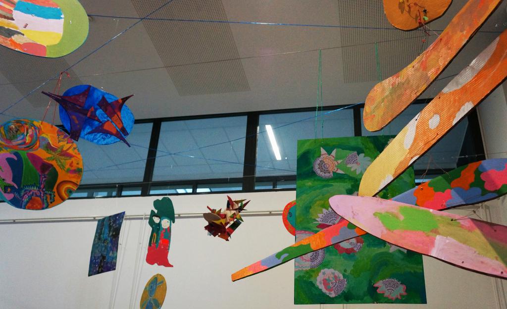 Une exposition d’oeuvres d’art réalisées par les enfants hospitalisés