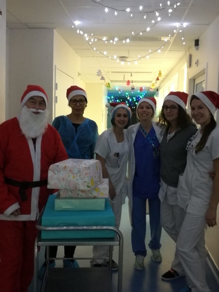 Le Père Noël est passé à l’hôpital