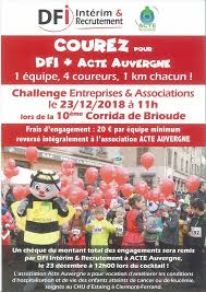 Courez pour DFI et ACTE AUVERGNE