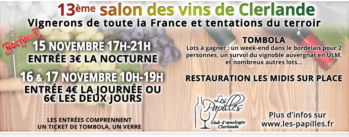 13 e salon des vins de Clerlande