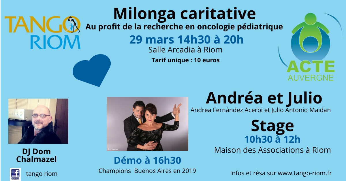 Milonga* au profit de la recherche