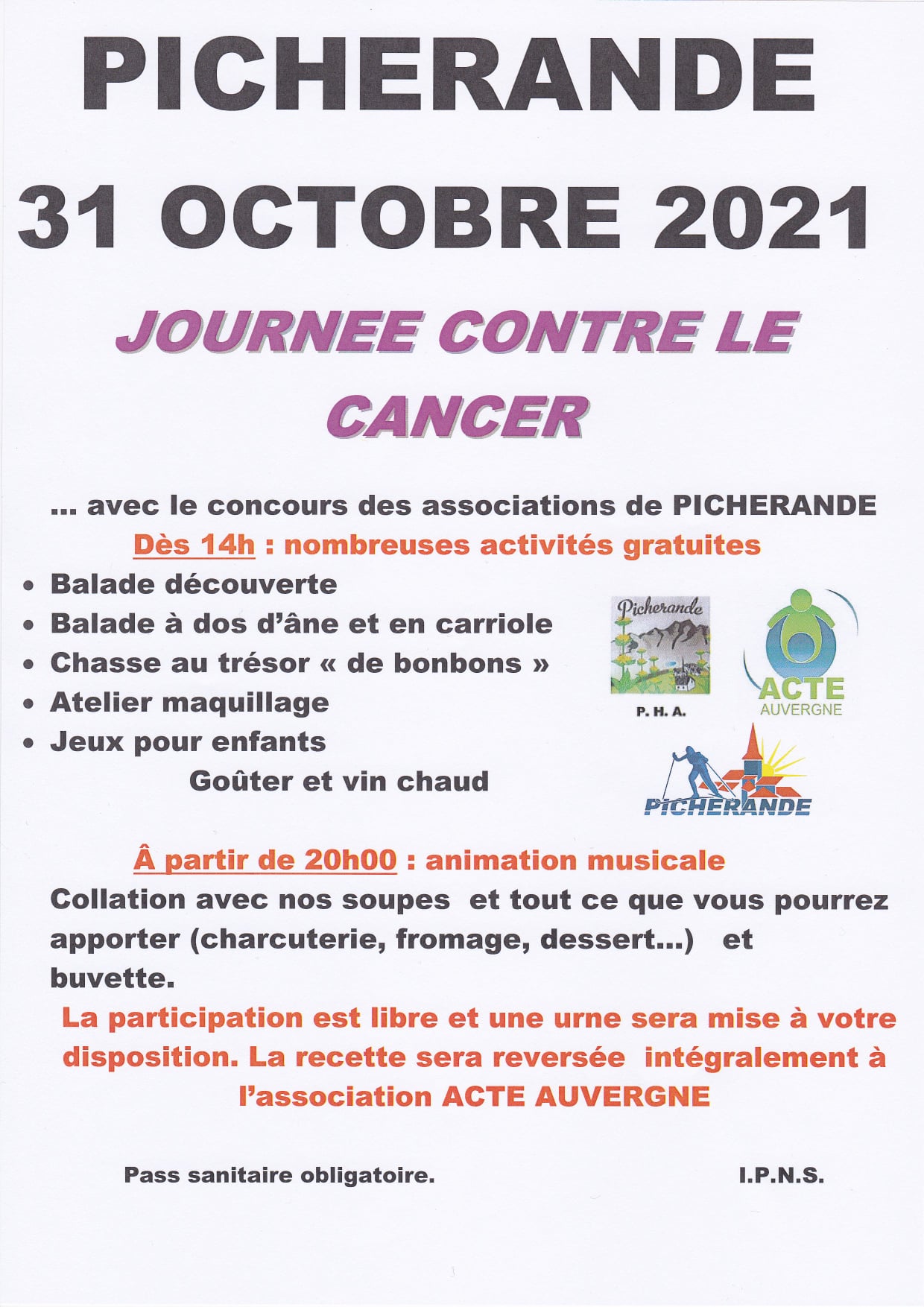 Journée contre le cancer