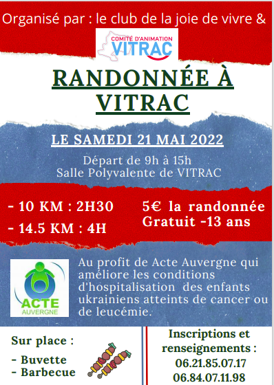 Randonnée à Vitrac