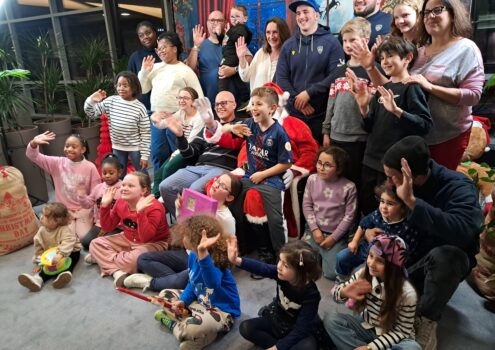 Le Père Noël à ASM en Mêlées